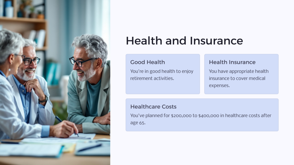 Retirement Health & Insurance infographic