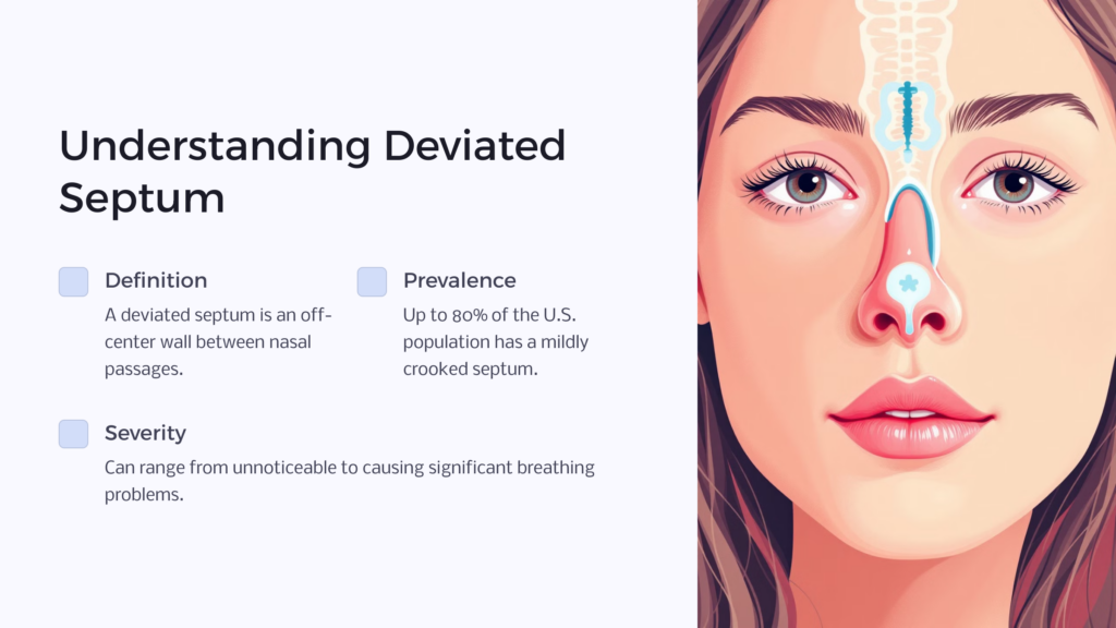 VA Disability Deviated Septum infographic