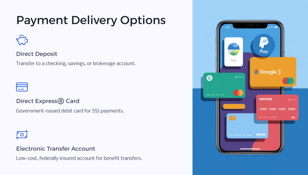 SSI Back Pay Options infographic