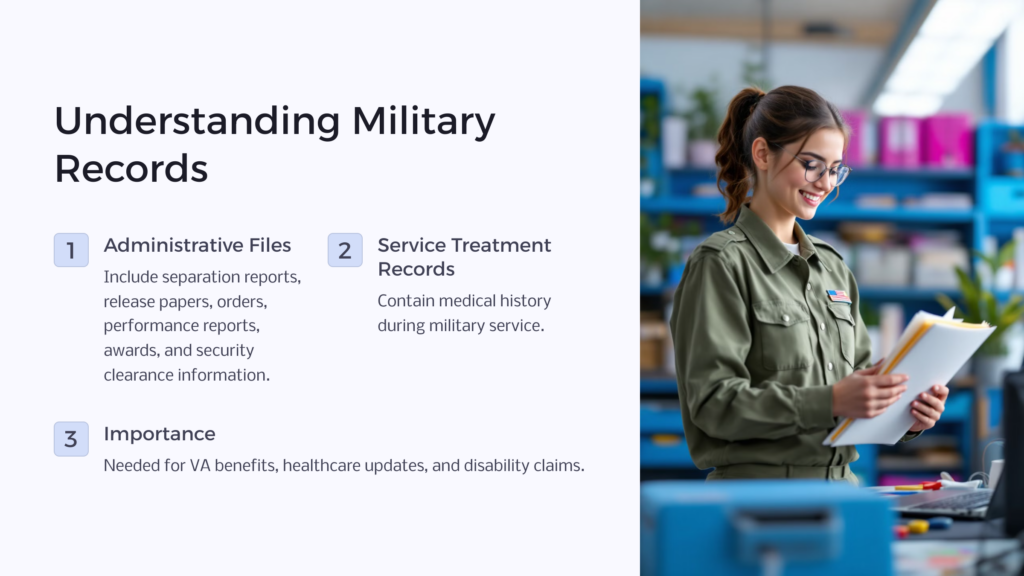 Military Records infographic