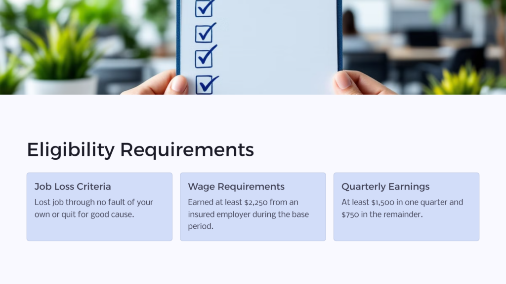 Unemployment Benefits Eligibility in Missouri infographic