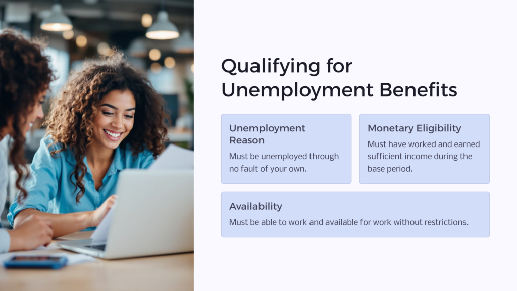 MD Unemployment Eligibility infographic