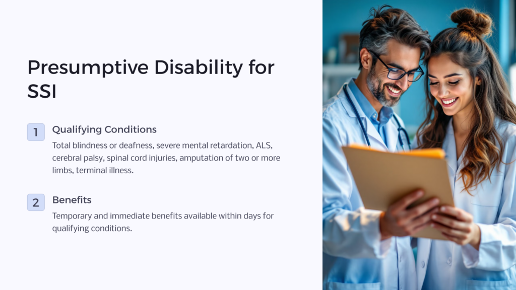 Presumptive Disability infographic