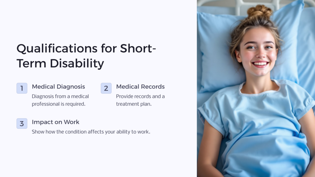 Temporary Disability Qualification infographic