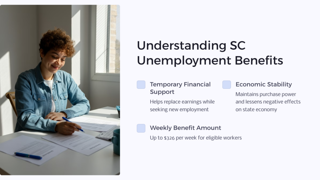 SC Unemployment Benefits infographic