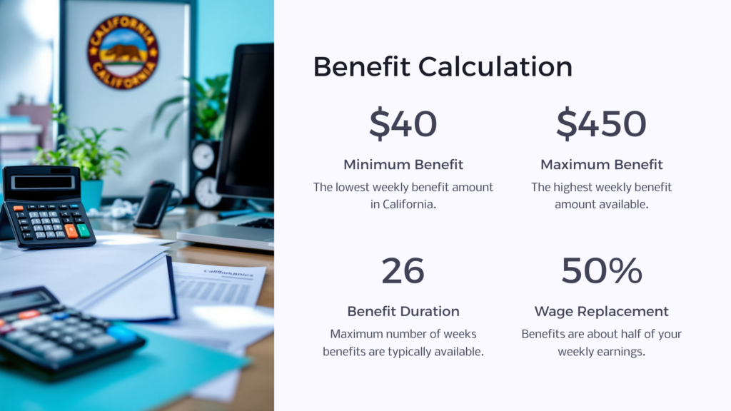 unemployment insurance calculation infographic