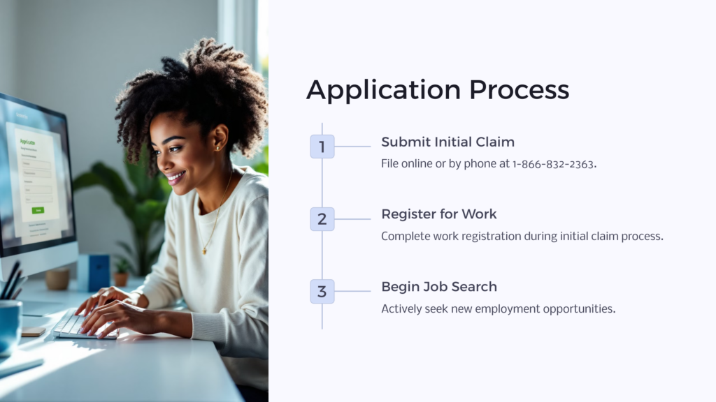 Apply for Virginia Unemployment Benefits infographic