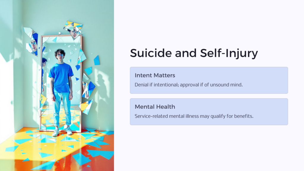 Suicide and Self Injury infographic