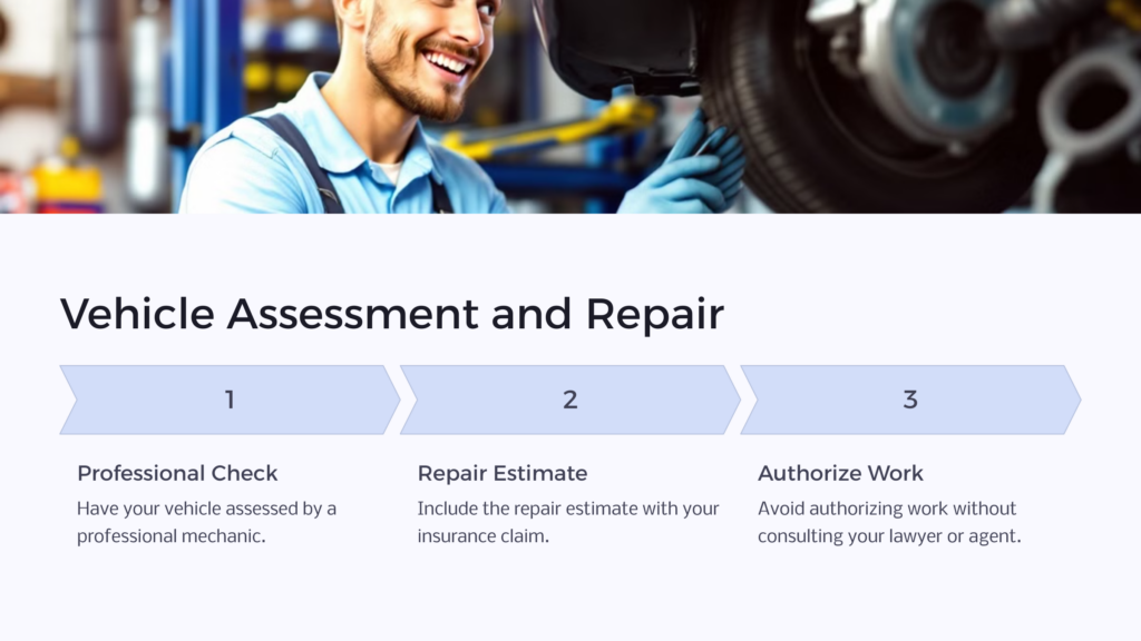 Accident: Vehicle Assessment infographic
