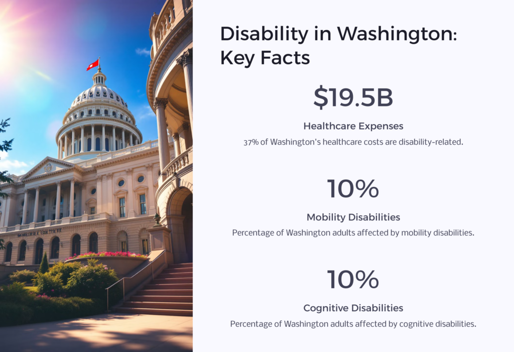 disability in Washington infographic 