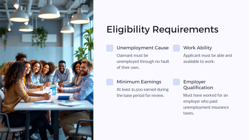 Qualify for Oklahoma Unemployment infographic