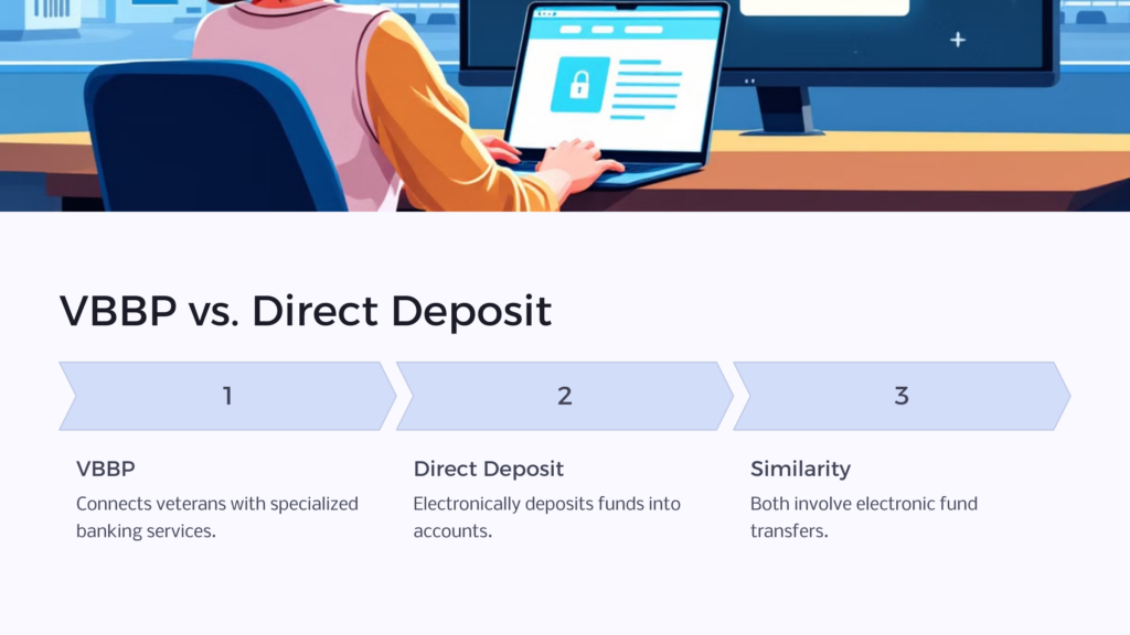VBBP vs Direct Deposit infographic