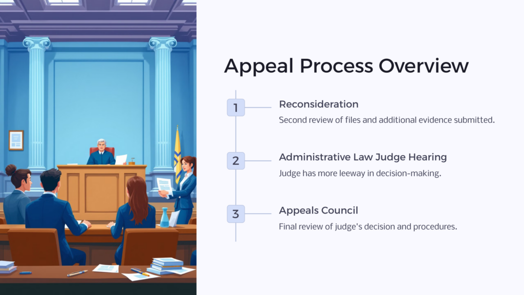 Disability Denial Appeal infographic