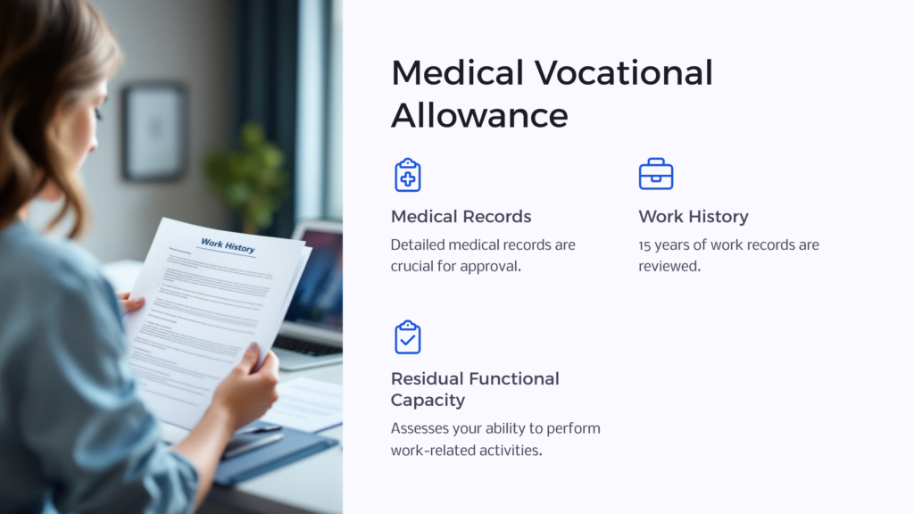 Medical Vocational Allowance infographic