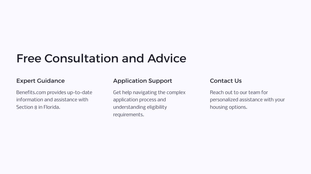 Free Consultation and Advice infographic