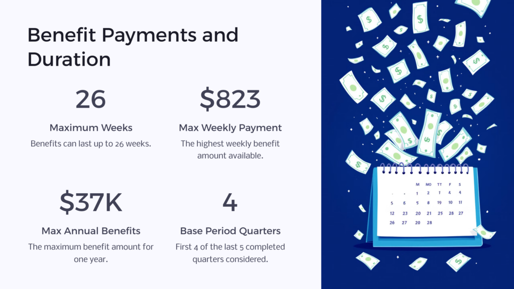 Benefit Payments and Duration infographic