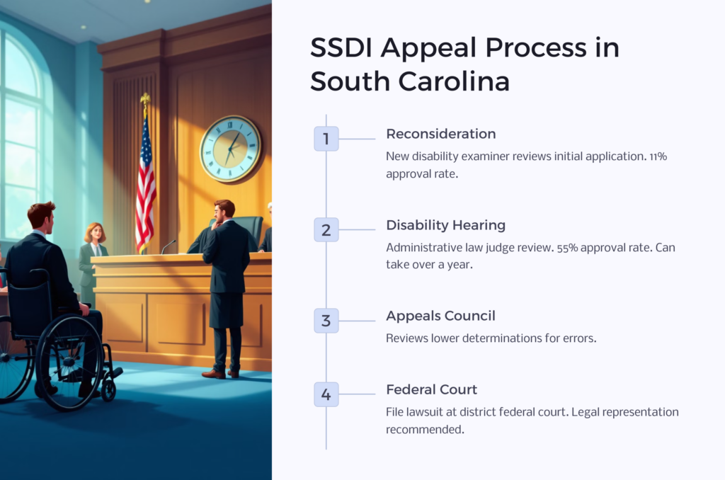 SC SSDI Appeal infographic