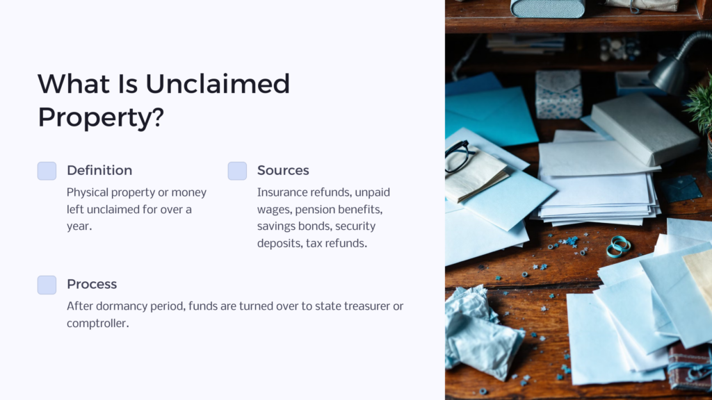 Unclaimed Property infographic