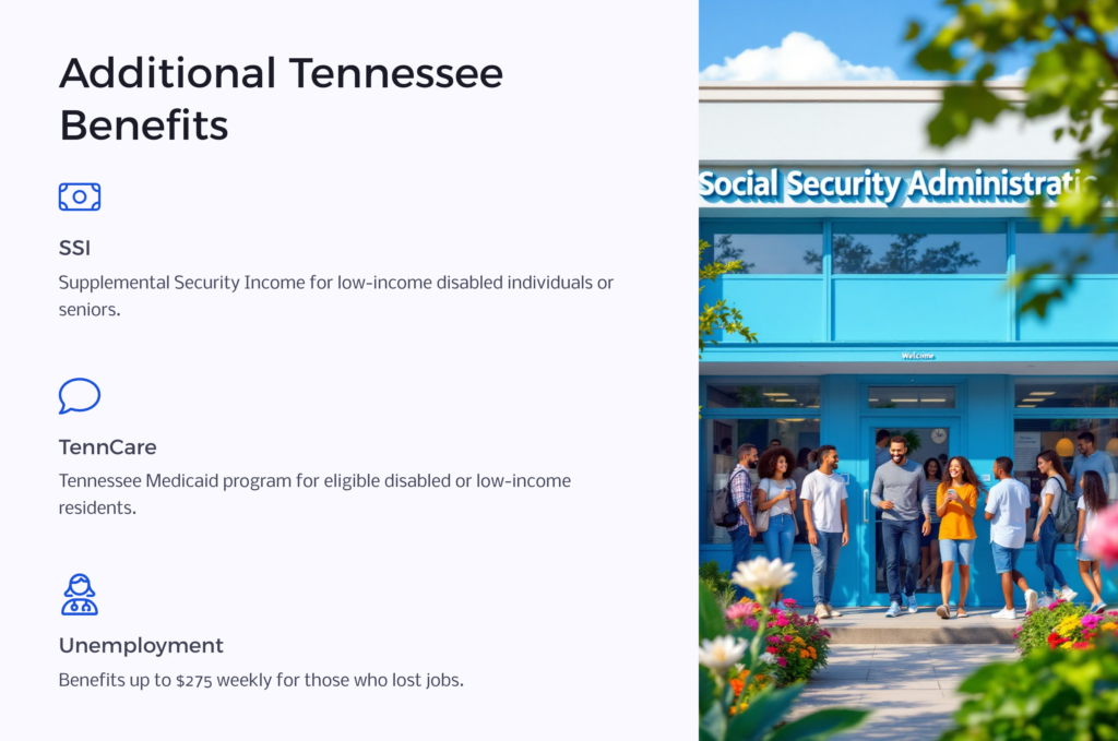 Other Tennessee Disability Benefits infographic