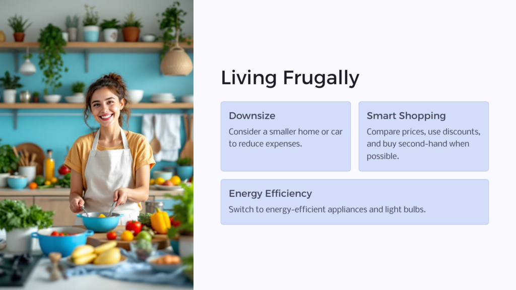 Living Frugally infographic