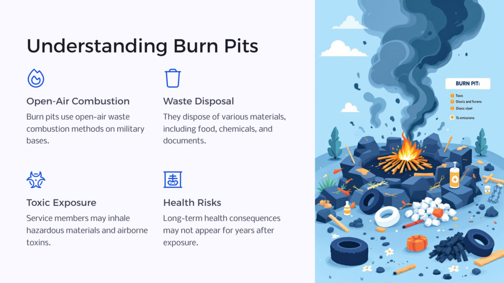 What Are Burn Pits infographic