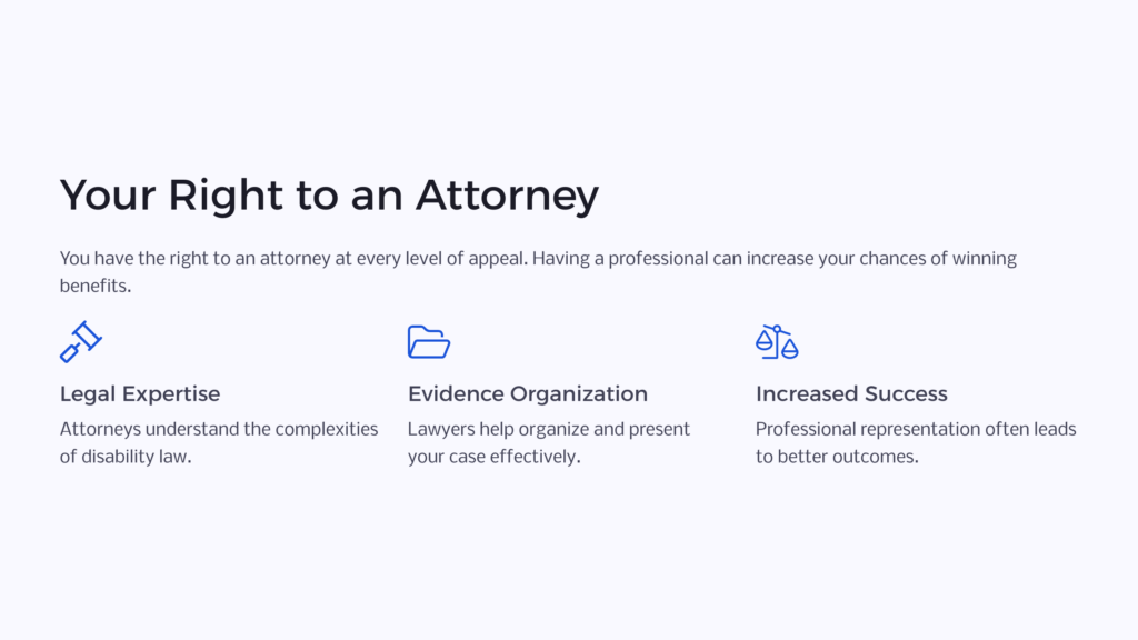 Right to an Attorney infographic