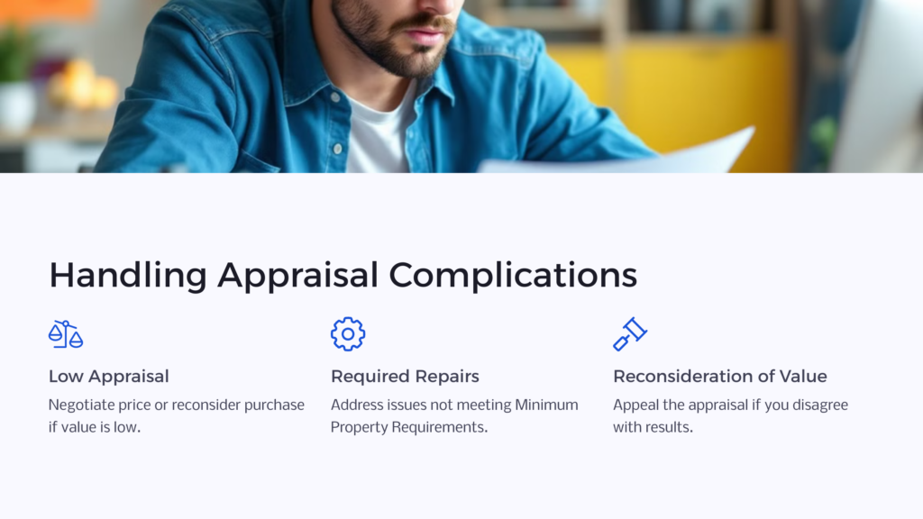 VA appraisal complications infographic