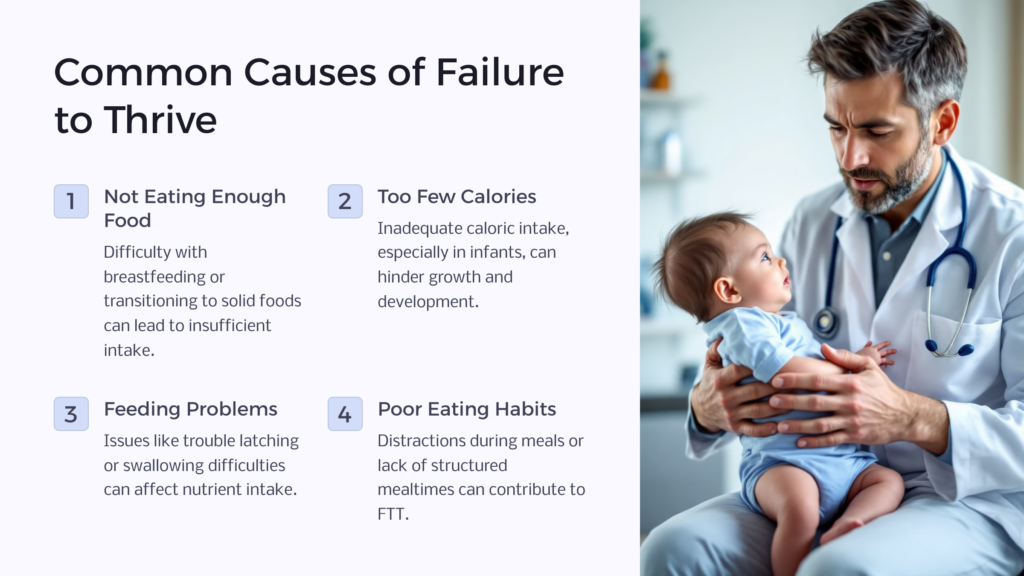 Children FTT Common Causes infographic