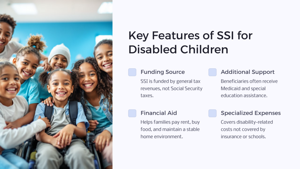 SSI for Disabled Children infographic