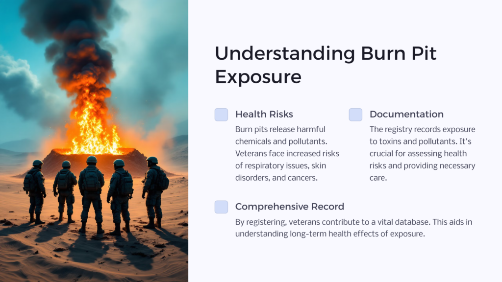 Burn Pit Exposure infographic