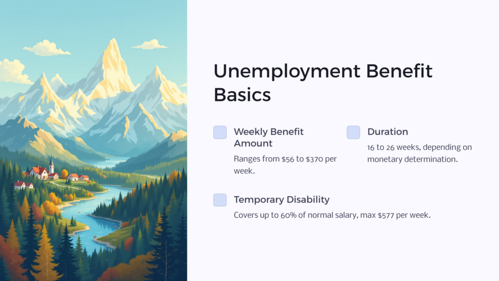 AK Unemployment Benefits infographic