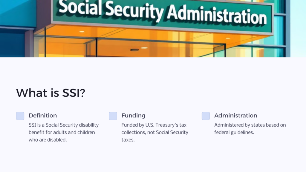 Supplemental Security Income infographic