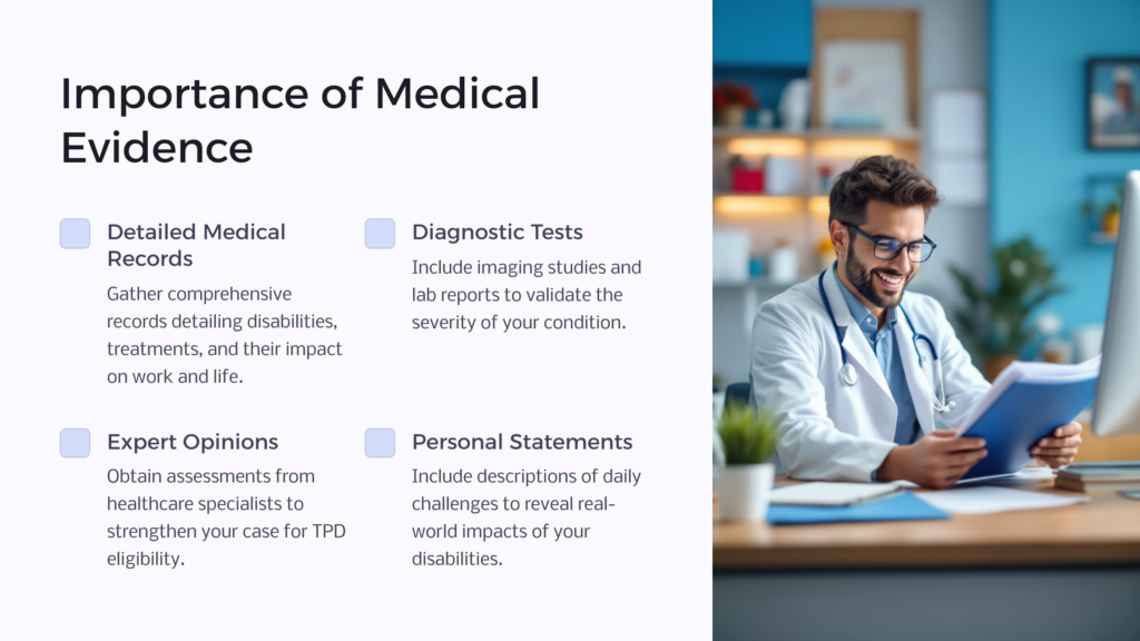 TPD Medical Evidence infographic