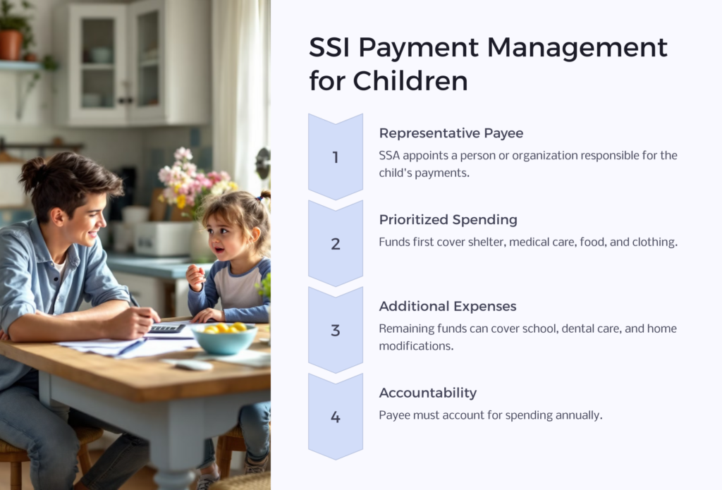 SSI Payment for Children infographic