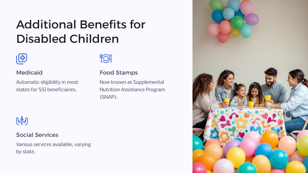 Disabled Children Benefits infographic