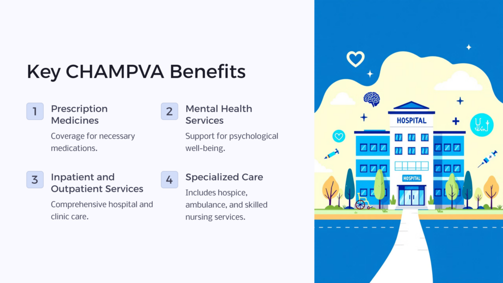 CHAMPVA Benefits infographic