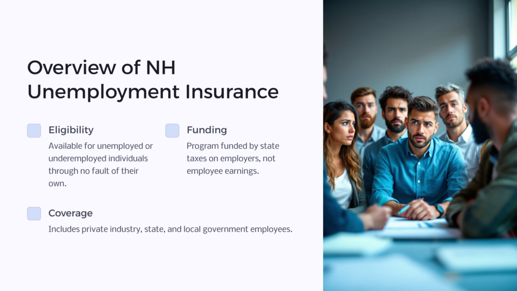 NH Unemployment Insurance Benefits infographic 