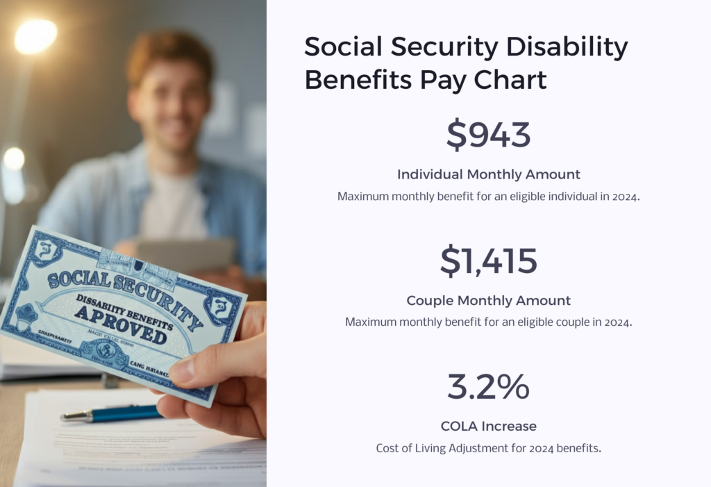 Social Security Pay Chart infographic