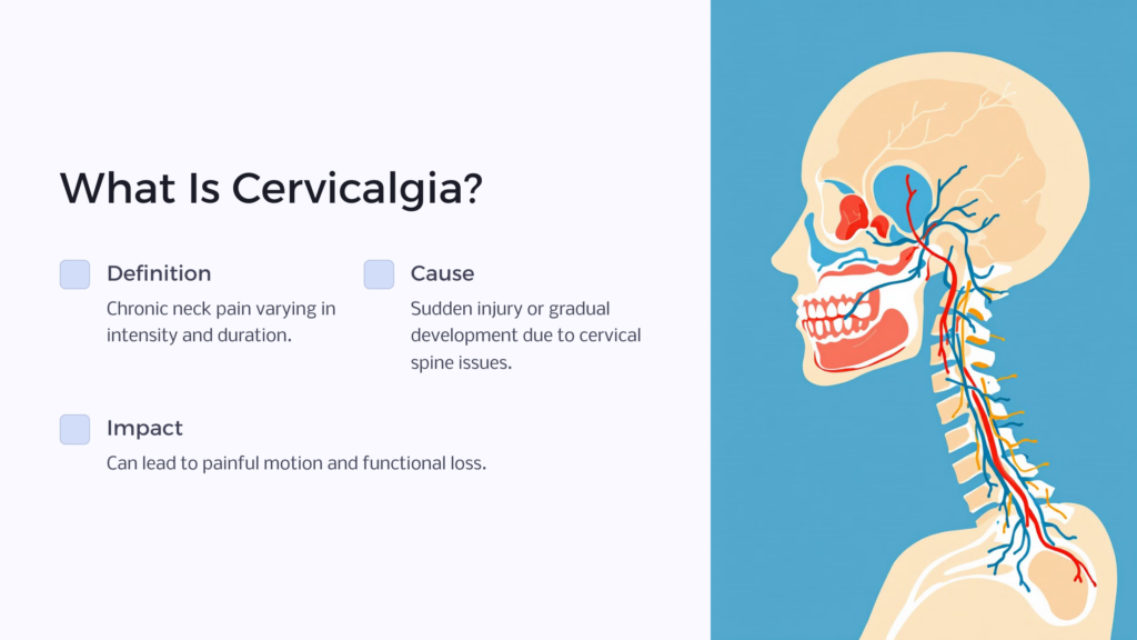 Cervicalgia Disabiity infographic