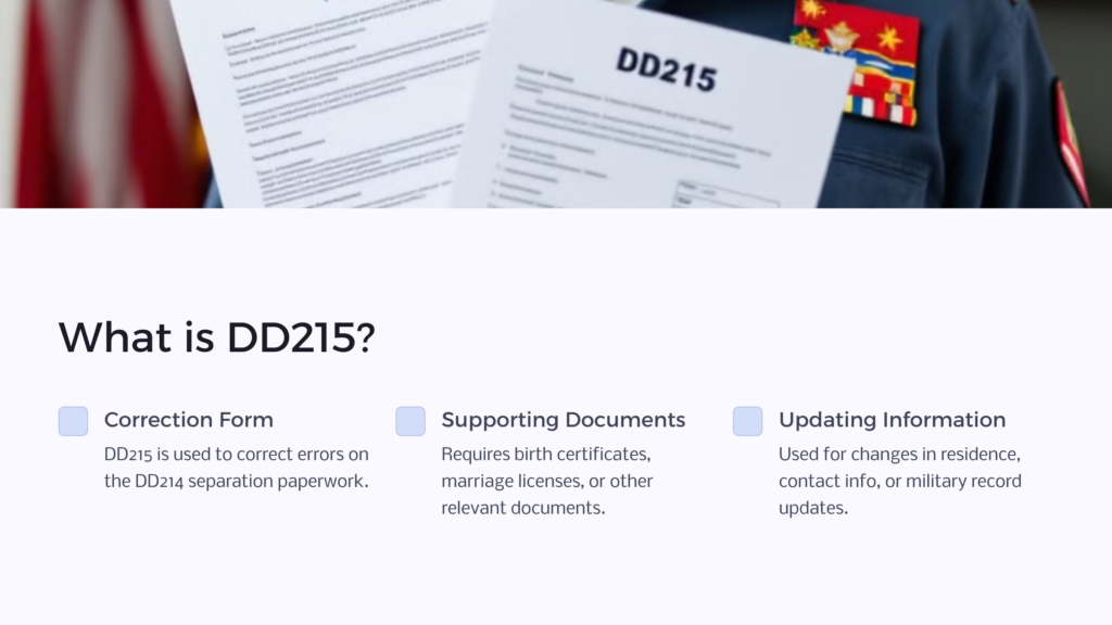 What is DD215 infographic