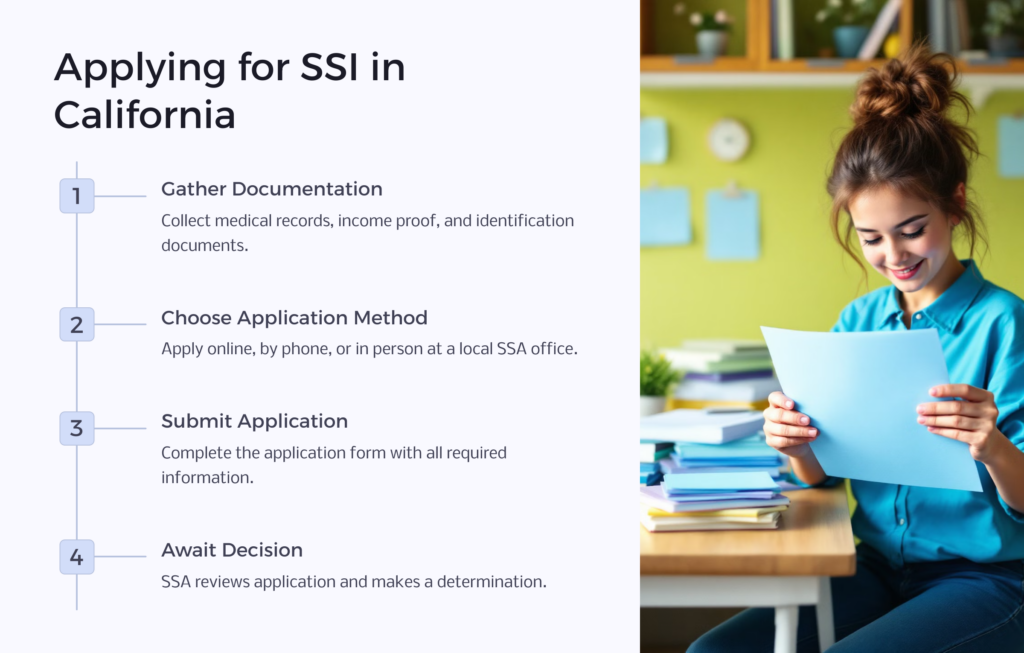 CA SSI Application infographic