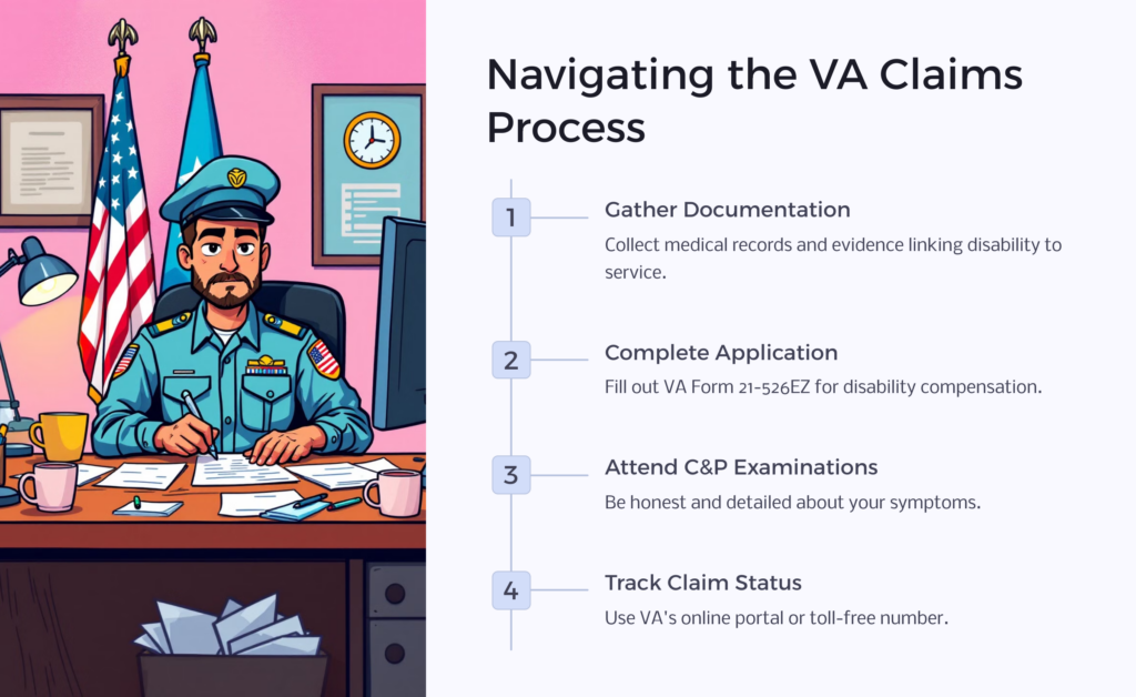 VA Claims Process infographic