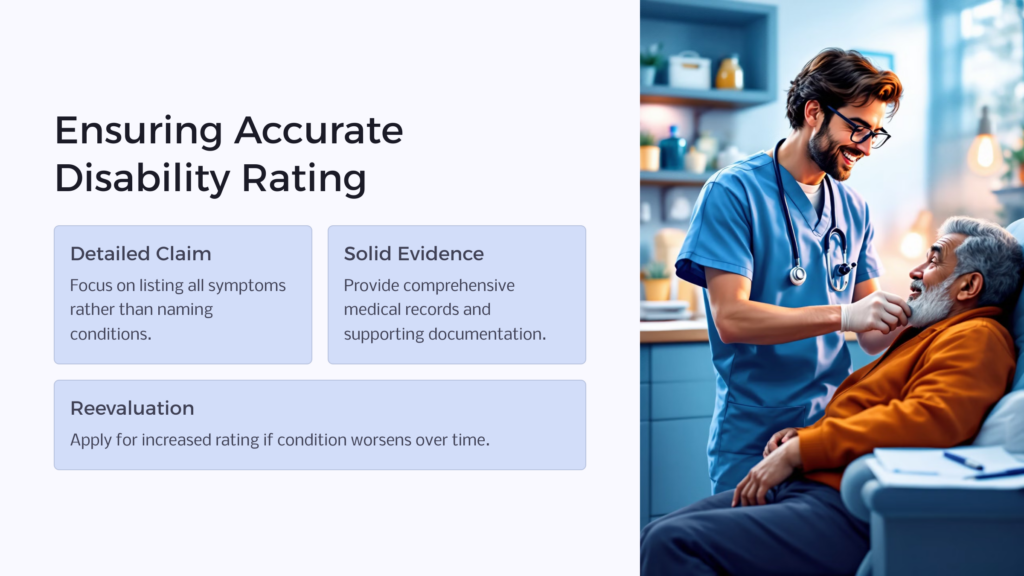 Accurate Disability Rating infographic