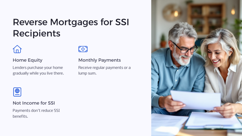 SSI Reverse Mortgage infographic