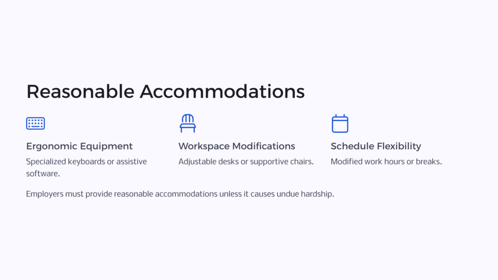 Disability Accommodations infographic