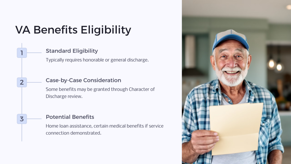 OTH Discharge VA Benefits infographic