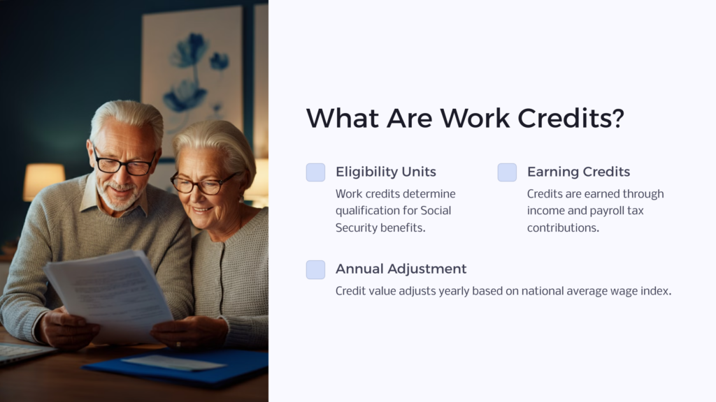 What are Work Credits infographic