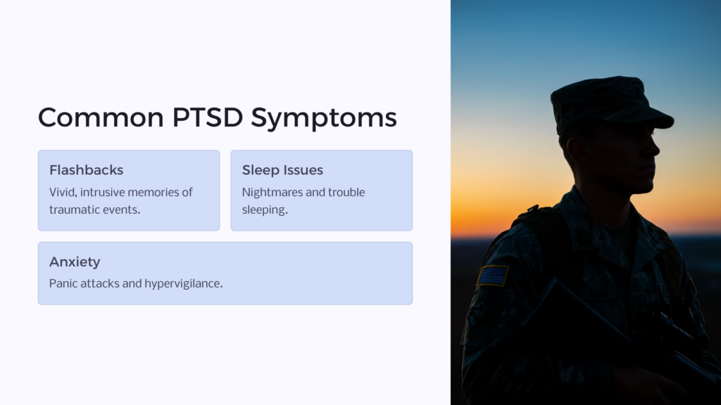 PTSD Symptoms infographic