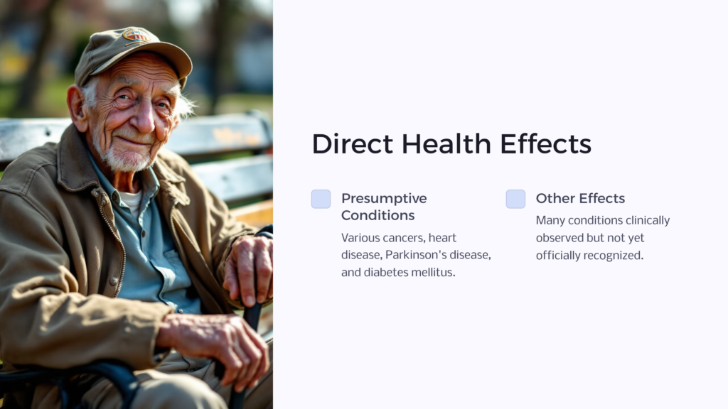 Agent Orange Health Effects infographic