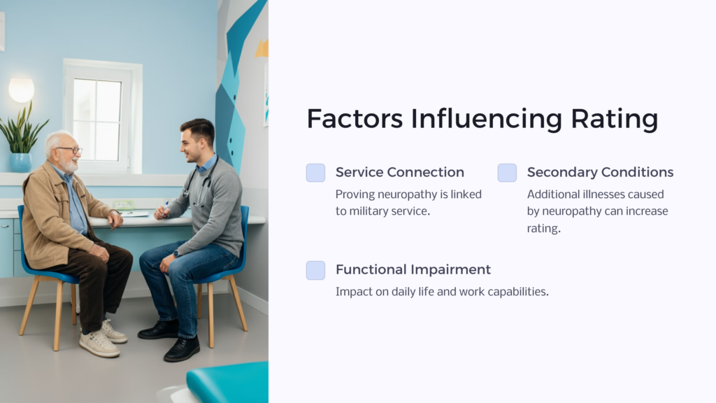 Neuropathy Rating Factors infographic